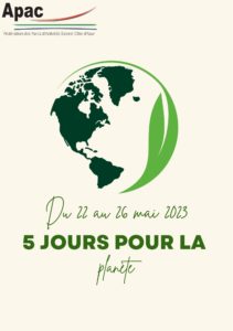 Lire la suite à propos de l’article 5 JOURS POUR LA PLANETE